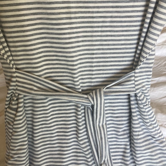 Grey and white striped dress - Picture 3 of 4